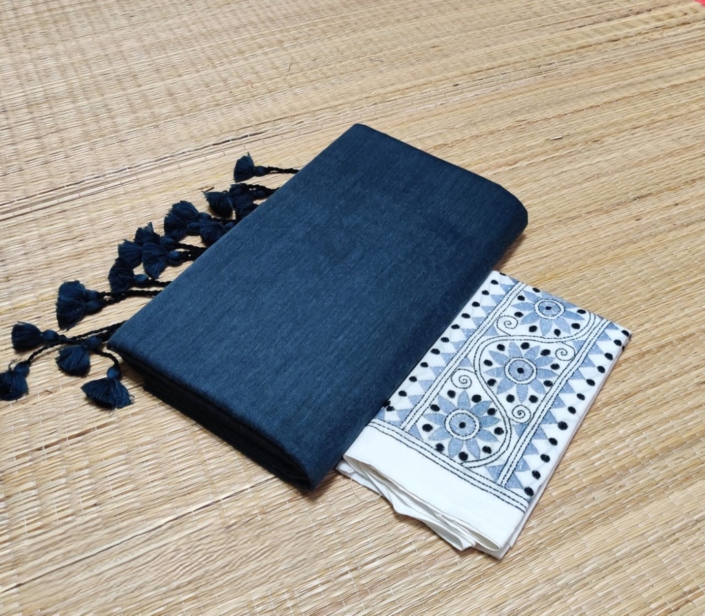 Prakriti - Handwoven Khadi Cotton Saree (3 Colour Options)