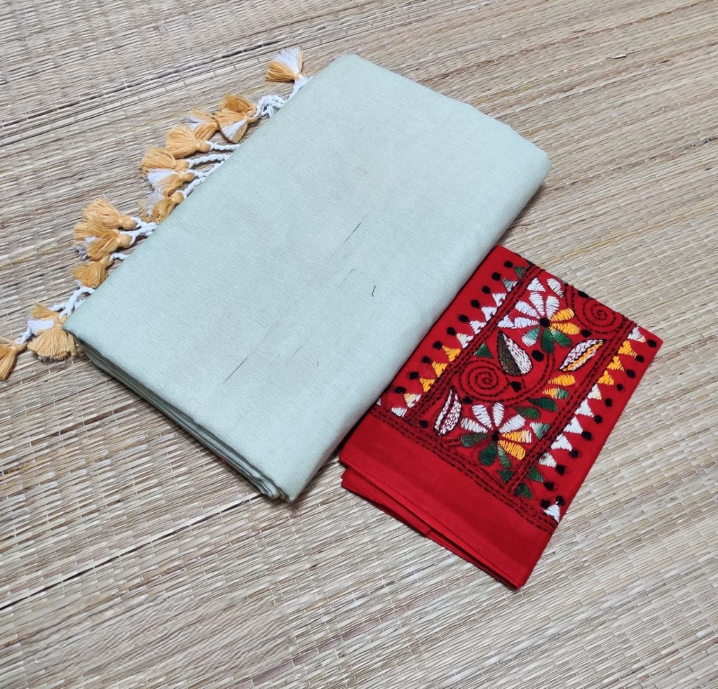 Prakriti - Handwoven Khadi Cotton Saree (2 Colour Options)